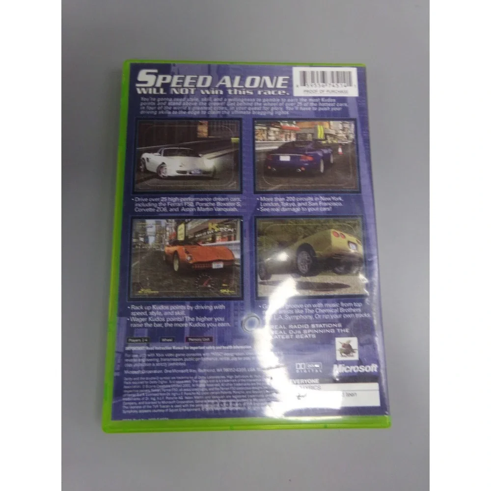 Project Gotham Racing Video Game for‎ Original Xbox